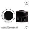 Изображение  Гель-паста Go Active Gel Paste Wow Draw 01 черный, 4 г, Объем (мл, г): 4, Цвет: 01