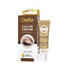 Изображение  Крем-краска для бровей Delia Eyebrow Expert 4.0 Коричневый с маслом арганы, 15 мл