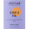 Зображення  Набір засобів для ламінування брів та вій Joly:Lab Fix Step 2, 3 шт. х 2 мл