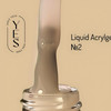 Изображение  Жидкий акрил-гель YES Liquid Acrylgel №02, 15 мл, Объем (мл, г): 15, Цвет: 02