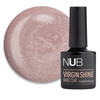 Зображення  База камуфлююча каучукова NUB Virgin Shine Base Coat №05 Cocoa нюдовий латте з шимером, 8 мл, Об'єм (мл, г): 8, Колір: 05