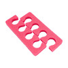 Зображення  Розпірки для педикюру м'які поролонові малинові, 1 пара