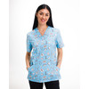 Зображення  БілХал Медична сорочка жіноча Топаз принт Dentistry blue 40, Розмір: 40, Цвет: dentistry blue