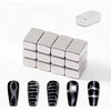 Зображення  Магніти прямокутні для гель-лаку "котяче око" (10х5х3мм/12шт)