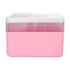 Зображення  Контейнер Бокс Вел Подвійний Рожевий (18х25х18см)