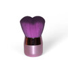 Зображення  Щітка для видалення пилу з нігтів бочечка, темно-фіолетовий з рожевою ручкою