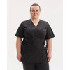 Зображення  Медична сорочка жіноча Кіото чорна +SIZE р. 58, "БІЛИЙ ХАЛАТ" 574-321-679, Розмір: 58, Цвет: чорний