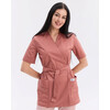 Зображення  Медична сорочка жіноча Кіото рожево-теракотовий р. 42, "БІЛИЙ ХАЛАТ" 573-530-679, Розмір: 42, Цвет: розово-теракотовый