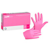 Зображення  Рукавички оглядові нітрилові без пудри нестерильні easyCARE р.S рожевий, 100 шт, Розмір рукавичок: S