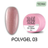 Зображення  Полігель з шиммером Toki-Toki Polygel 03 Rose романтичний рожевий, 5 мл, Об'єм (мл, г): 5, Колір: 03