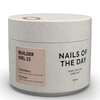 Зображення  Nails of the Day Builder Gel 23 – холодний нюдовий гель для нарощування нігтів, 30 мл, Об'єм (мл, г): 30, Колір: 23