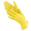 Изображение  Перчатки нитриловые желтые M