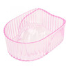 Изображение  Миска для рук маникюрная "гофра" L-45, розовая