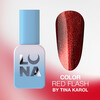 Зображення  Гель-лак LUNAMoon Color Red Flash By Tina Karol, 13 мл, Об'єм (мл, г): 13, Колір: Red Flash
