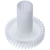 Зображення  Шестерня велика для м'ясорубки Zelmer \ Bosch 00793638 (187.0005) D=30,5(25)/81mm, H=61/17(78)mm, Z=12внутр./38косі