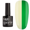 Зображення  Топ люмінесцентний для гель-лаку без липкого шару NUB Glow Up Top Coat, 8 мл