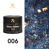 Изображение  Глиттерный гель F.O.X Glow Glitter Gel 5 мл № 006, Объем (мл, г): 5, Цвет: 006