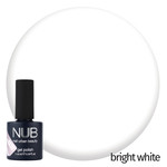 Изображение  Гель-лак NUB Maybe French Bright White 11,8 мл, ярко-белый, Объем (мл, г): 11.8, Цвет: Bright White
