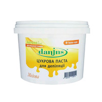 Зображення  Цукрова паста бандажна (домашня депіляція) Медова Danins, 500 г