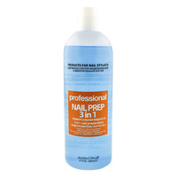 Изображение  Обезжириватель, антисептик, средство для снятия липкого слоя Jerden Proff Nail Prep 3in1, 500 мл
