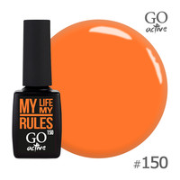Зображення  Гель-лак GO Active 150 My Life My Rules, 10 мл, Об'єм (мл, г): 10, Колір: 150