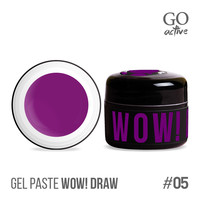 Изображение  Гель-паста Go Active Gel Paste Wow Draw 05 фиолетовая фуксия, 4 г, Объем (мл, г): 4, Цвет: 05