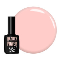 Изображение  Гель-лак GO Active 058 Beauty is Power телесно-розовая пудра, 10 мл, Объем (мл, г): 10, Цвет: 058