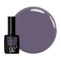 Изображение  Гель-лак GO Active 066 Follow Your Heart серо-лиловый, 10 мл, Объем (мл, г): 10, Цвет: 066