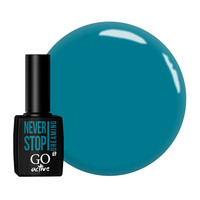Изображение  Гель-лак GO Active 069 Never Stop Dreaming бирюзовый, 10 мл, Объем (мл, г): 10, Цвет: 069