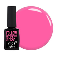 Изображение  Гель-лак GO Active 086 Follow Your Heart розовая фуксия, 10 мл, Объем (мл, г): 10, Цвет: 086