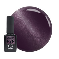 Изображение  Гель-лак GO Active Dragon Eye 05 графит с сине-лиловыми блестками и серебряным бликом, 10 мл, Объем (мл, г): 10, Цвет: 05
