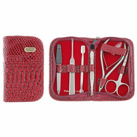 Изображение  Маникюрный набор SPL 77108BF "Бордовая анаконда"