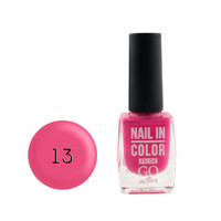 Зображення  Лак для нігтів Go Active Nail in Color 013 квітково-рожевий, 10 мл, Об'єм (мл, г): 10, Колір: 013
