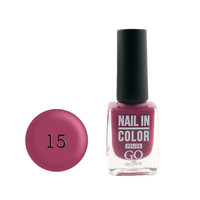 Зображення  Лак для нігтів Go Active Nail in Color 015 рожевий виноград, 10 мл, Об'єм (мл, г): 10, Колір: 015