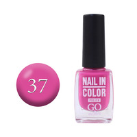 Зображення  Лак для нігтів Go Active Nail in Color 037 рожева фуксія, 10 мл, Об'єм (мл, г): 10, Колір: 037