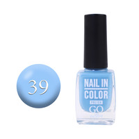 Зображення  Лак для нігтів Go Active Nail in Color 039 блакитний, 10 мл, Об'єм (мл, г): 10, Колір: 039