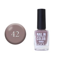 Зображення  Лак для нігтів Go Active Nail in Color 042 какао-крем, 10 мл, Об'єм (мл, г): 10, Колір: 042
