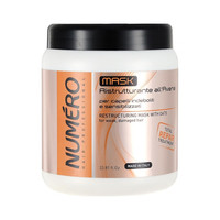 Изображение  Восстанавливающая маска для волос с экстрактом овса Brelil Numero 1000 мл