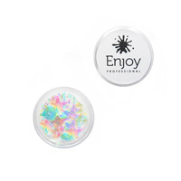 Изображение  Блестки для ногтей Enjoy Professional Битое стекло - грани