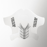 Зображення  Форми для нарощування нігтів Couture Colour Nail Forms 2 в 1, квадрат і мигдаль, 300 шт