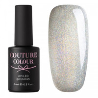 Зображення  Гель-лак Couture Colour Galaxy Touch №12 (світлий сріблястий відблиск) 9 мл, Об'єм (мл, г): 9, Колір: GT12