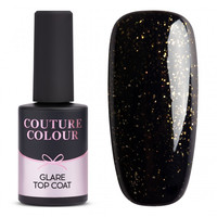Зображення  Топ для гель-лаку з шиммером без липкого шару Couture Colour Glare Top Coat 9 мл №03
