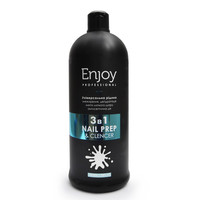 Изображение  Универсальная жидкость 3в1 Enjoy Professional Nail prep clencer, 1000 мл