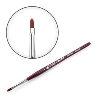 Изображение  Кисть овал 4 Enjoy by Roubloff DСr33R вишневая