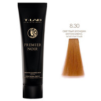 Изображение  Крем-краска для волос T-LAB Professional Premier Noir Innovative Colouring Cream 100 мл, № 8.30, Объем (мл, г): 100, Цвет: 8.30