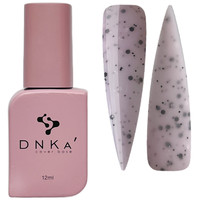 Изображение  База цветная DNKa Cover №039A Different Светло-розовый с черными и белыми многогранными частицами, 12 мл, Объем (мл, г): 12, Цвет: 039A