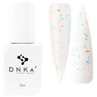 Изображение  База цветная DNKa Cover №063 Inspiration Молочный с цветной поталью, 12 мл, Объем (мл, г): 12, Цвет: 063