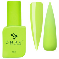 Изображение  База цветная DNKa Cover №072 Crash Неоновый желтый, 12 мл, Объем (мл, г): 12, Цвет: 072