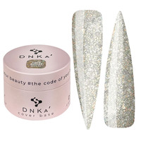 Зображення  База кольорова DNKa Cover №051 Royal Золотий світловідбиваючий з паєтками, 30 мл, Об'єм (мл, г): 30, Колір: 051