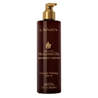 Изображение  Маска для волос термальная терапия (шаг А) LʼANZA Keratin Healing Oil Emergency Service Thermal Therapy Part A, 296 мл